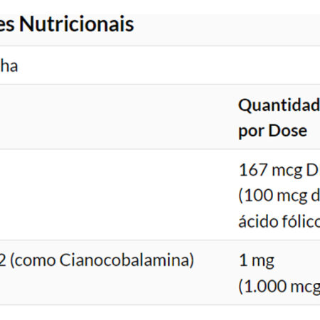 Now Foods Vitamina B-12 1mg E Ácido Fólico 100pastilhas - Imagem 4