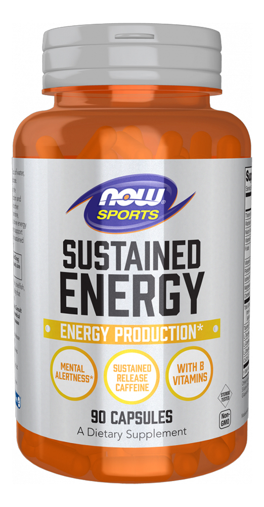 Energia Sustentada Now Foods 90 Cápsulas Importado