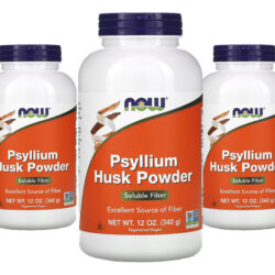 Pó De Casca De Psyllium 340g Now Foods Psyllium 3un