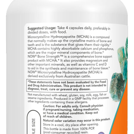 Bone Strength 120 Caps Importado 5un Now Foods - Imagem 4