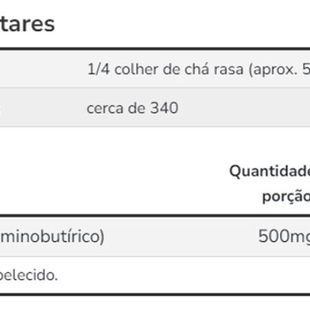 Gaba Pó Puro 170g Produto Importado 2un Now Foods - Imagem 5