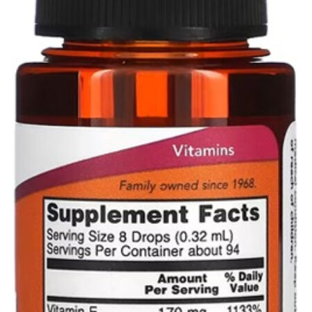 Óleo De Vitamina E 170mg 30ml Importado 2un Now Foods - Imagem 5