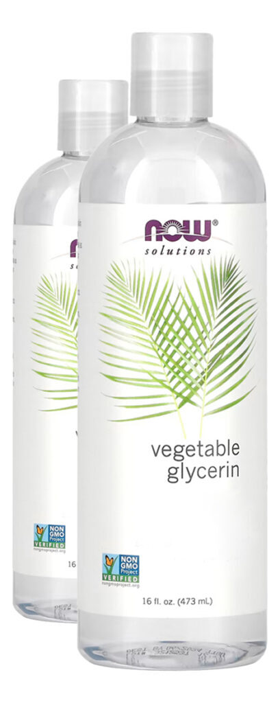 Glicerina Vegetal 473ml Puro Importado 2un Now Foods