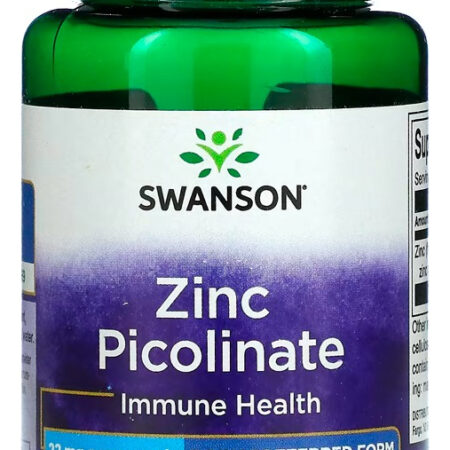 Picolinato De Zinco 22mg Swanson 60 Caps Importado 2un - Imagem 3