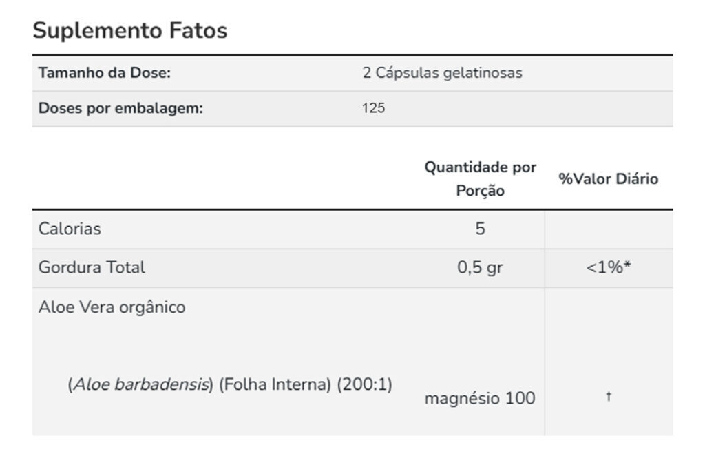 Aloe Vera 100mg Now Foods 250 Softgels Importado - Imagem 4
