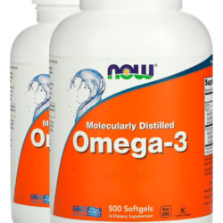 Ômega-3 Molecularmente Destilado 500soft 2un Now Foods