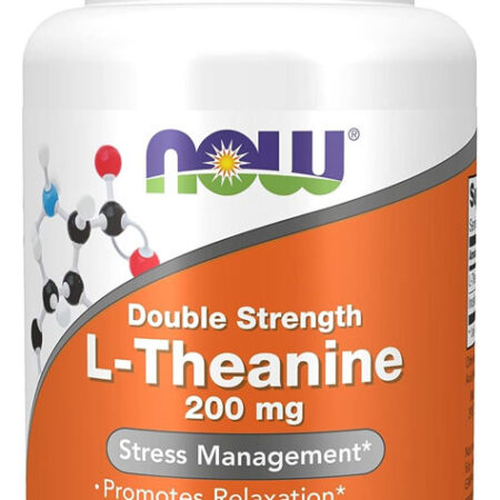 L-teanina 200mg Now Foods L-theanine 60 Veg Caps 4un Sabor Sem Sabor - Imagem 2