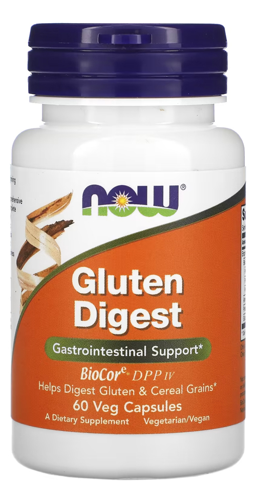 Now Foods Gluten Digest 60 Veg Caps Distribuidor Autorizado