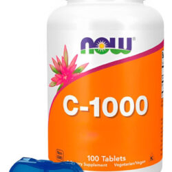 Vitamina C 1000mg E Rosa Mosqueta Now Foods 100tab