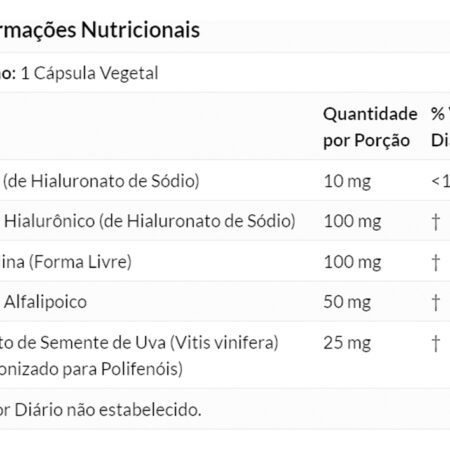 Ácido Hialurônico 100mg Now Foods 120 Cápsulas Importado 5un - Imagem 5