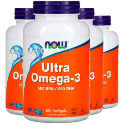 Ultra Omega 3 500epa/250dha 180soft Importado 4un Now Foods
