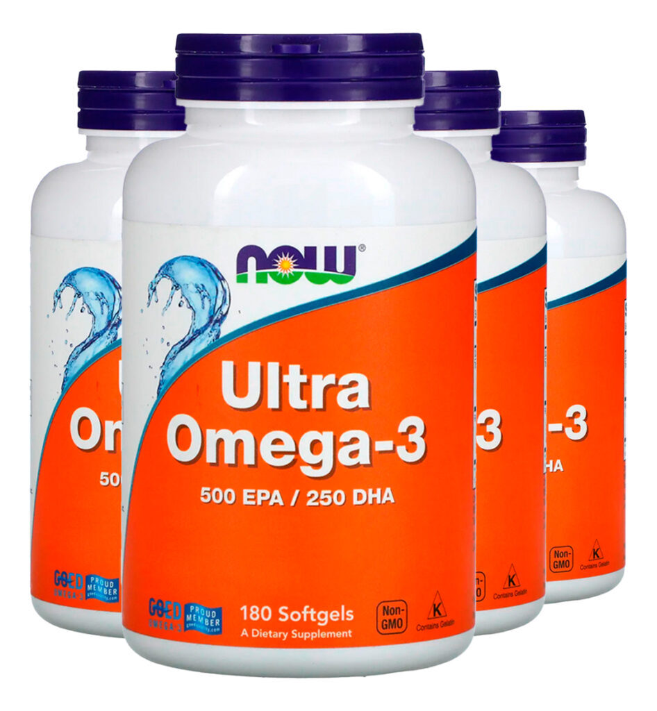 Ultra Omega 3 500epa/250dha 180soft Importado 4un Now Foods