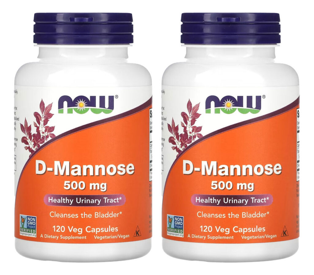 D-manose 500mg Now Foods 120veg Caps 2un Sabor Sem Sabor