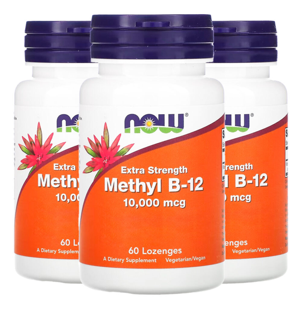 Metil B-12 Now Foods 10000mcg F. Extra 60past Importado 3un