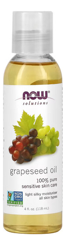 Óleo De Semente De Uva 118ml Now Foods Grapeseed Oil Puro