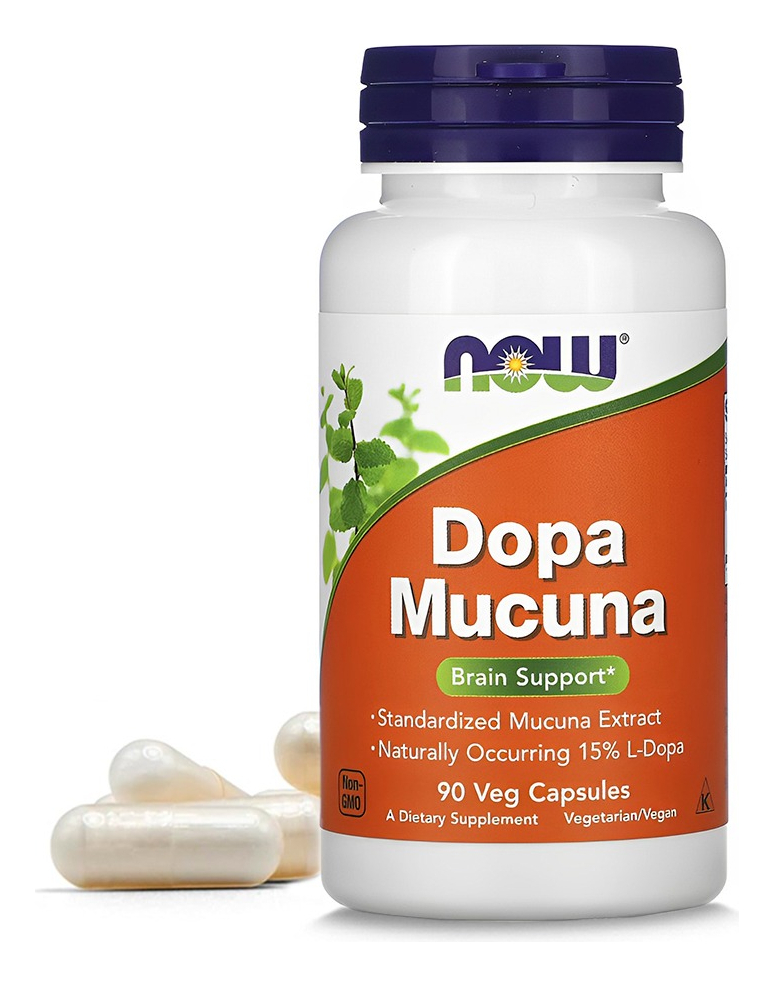 Now Foods Dopa Mucuna 90 Cápsulas Vegetarianas