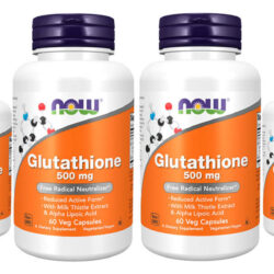 Glutationa 500mg Now Foods Glutathione 60 Veg Caps 4un