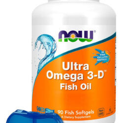 Ultra Omega 3-d Now Foods 90 Softgels + Porta Cápsulas