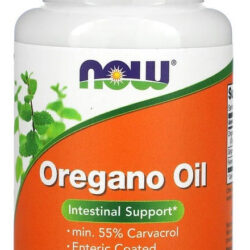 Óleo Essencial Orégano Now Foods C/90 Cáps. Saúde Intestinal Sabor Sem Sabor