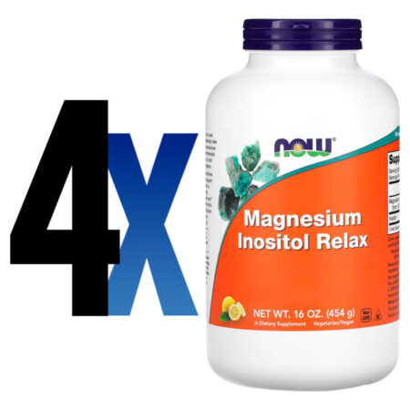 Magnésio Inositol Pó 454g Limonada Importado 4un Now Foods - Imagem 2