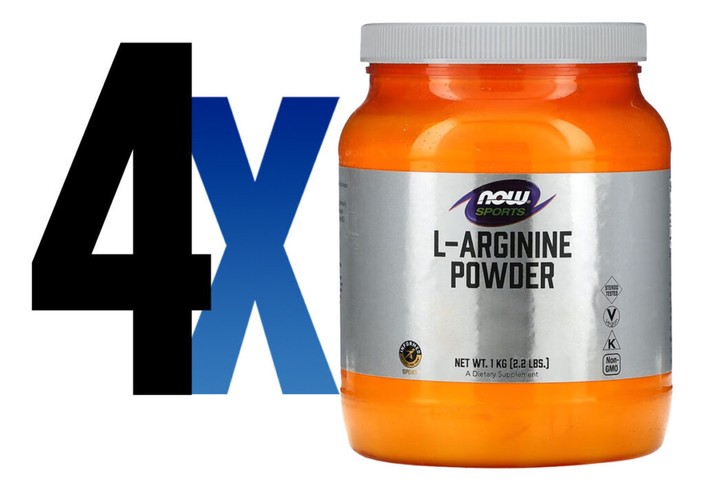 L-arginina Em Pó Now Foods Sports 1kg Importado 4un - Imagem 2