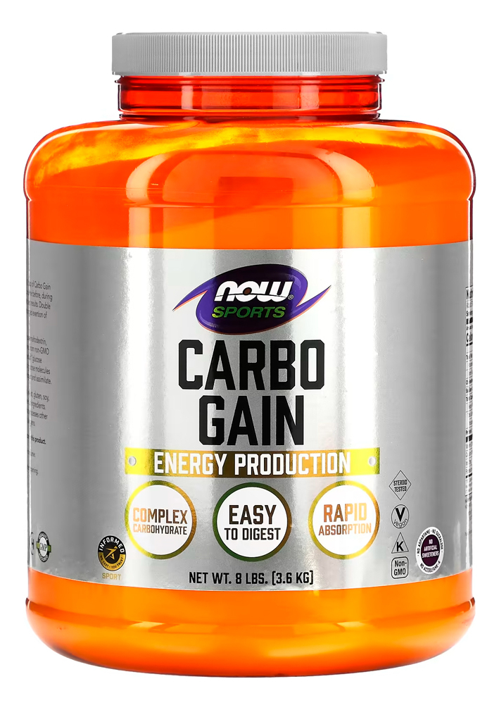 Carbo Gain Pó Now Foods 3.63kg Importado
