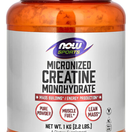 Creatina Monohidratada Now Foods 1kg Pó Importado 3un - Imagem 5