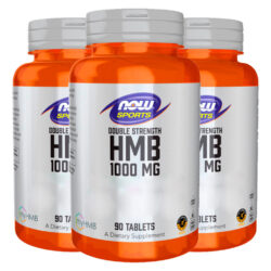 Hmb 1000mg Dupla Força Now Foods Sports 90tabs Importado 3un
