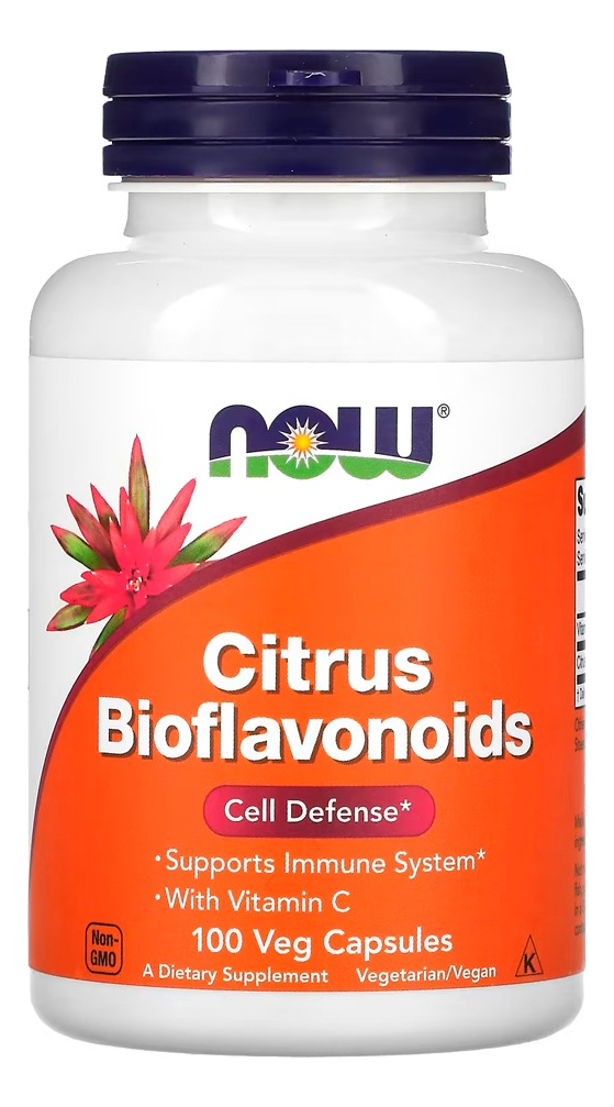 Bioflavonóides Cítricos Now Foods 100 Cáps Importado