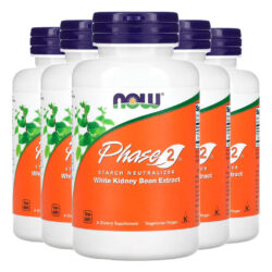 Phase 2 500mg Now Foods 120 Veg Cápsulas Importado 5un