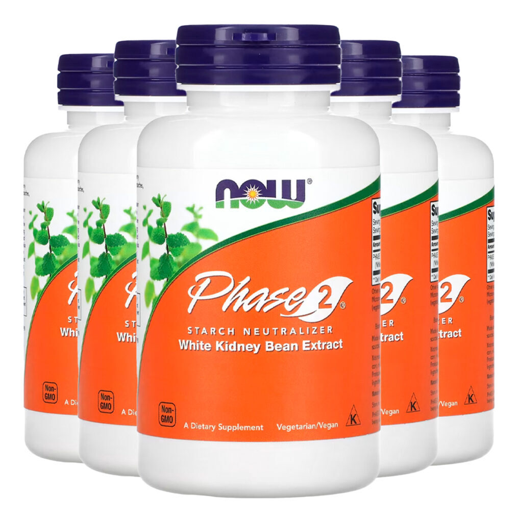 Phase 2 500mg Now Foods 120 Veg Cápsulas Importado 5un