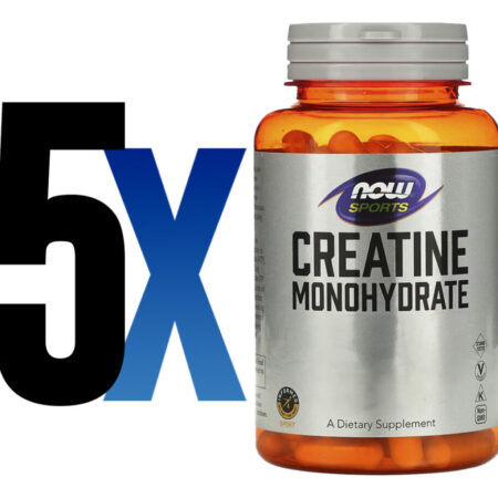 Creatina Monohidratada 750mg 120cáps Importado 5un Now Foods - Imagem 2