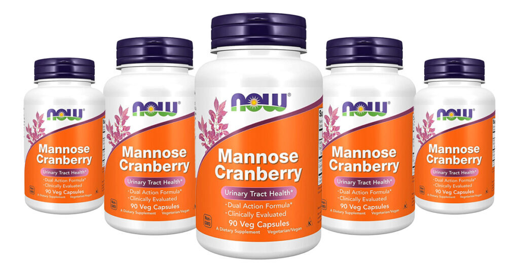 Manose E Cranberry Now Foods Mannose Cranberry 90vegcaps 5un