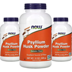 Pó De Casca De Psyllium 340g Now Foods Psyllium 5un