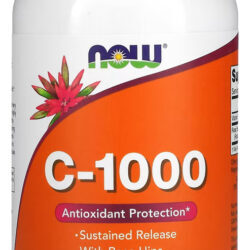 Vitamina C 1000mg E Rosa Mosqueta Now Foods 250tab Sabor Sem Sabor