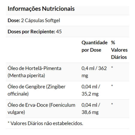 Géis Hortelã Pimenta Now Foods 90softgels + Porta Cápsulas - Imagem 4