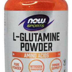 L Glutamine Powder Now Sports Aminoácidos Puro Em Pó 170g Sabor Natural