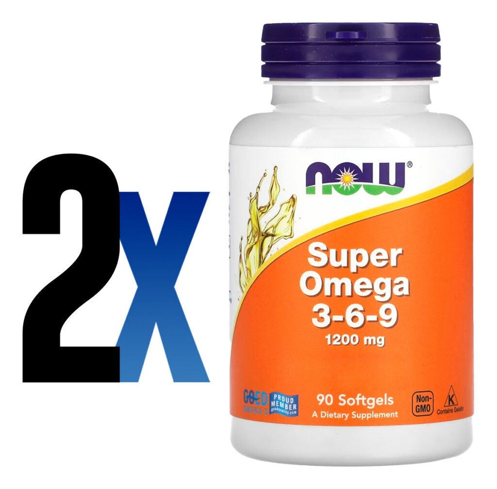 Super Ômega 3-6-9 1200mg 90 Cáps Sof Importado 2un Now Foods - Imagem 2