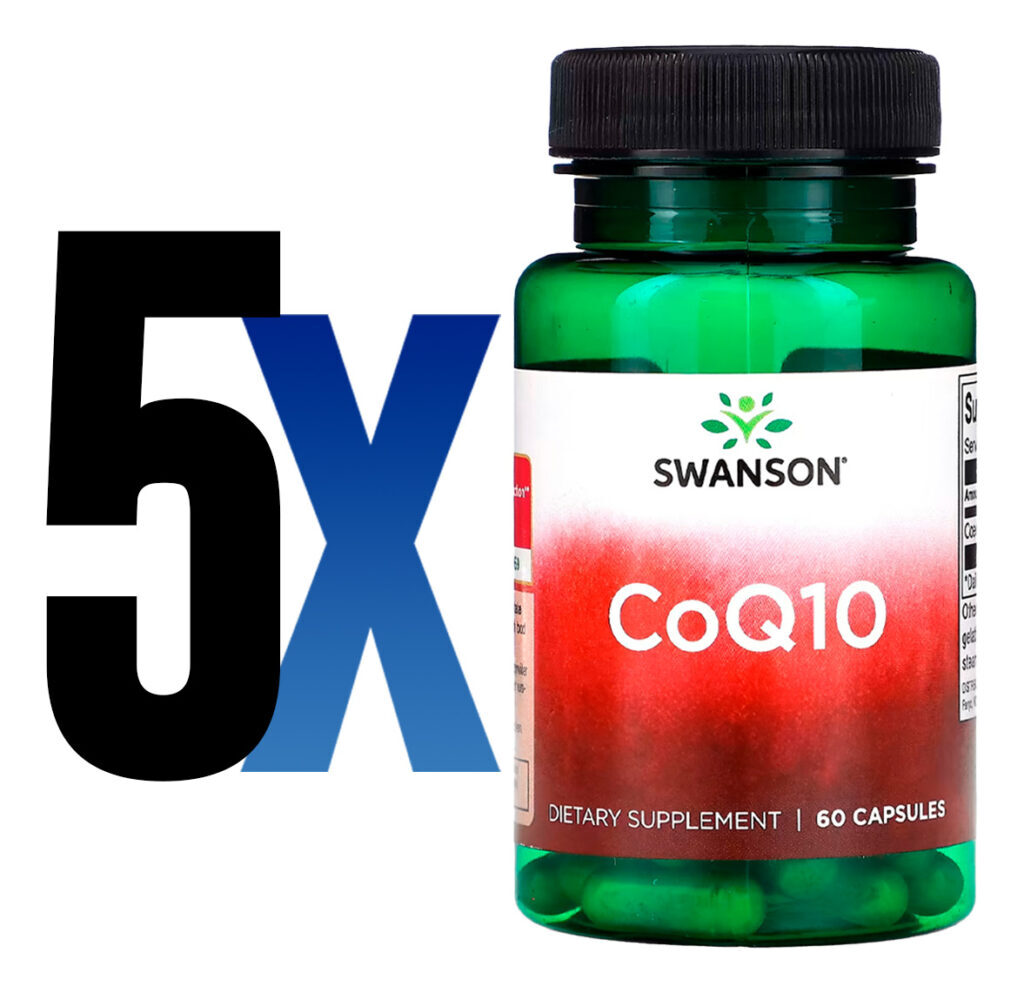 Co-enzima Coq 10 30mg Swanson 60 Caps Importado 5un - Imagem 2