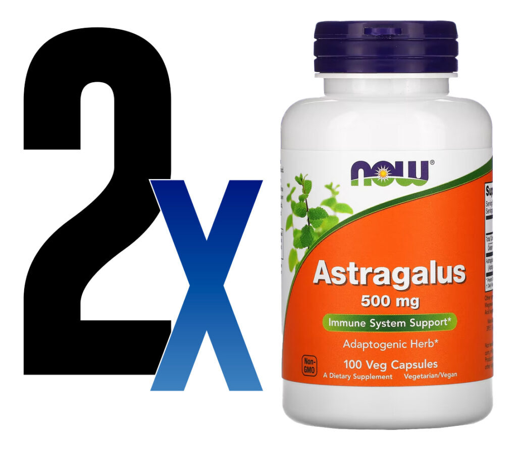 Astragalus 500mg Now Foods 100 Veg Cápsulas 2un Sabor Sem Sabor - Imagem 4