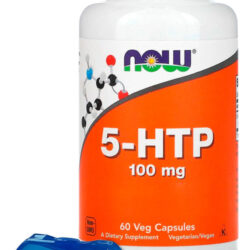 5 Htp Hidroxitriptofano Now Foods 60 Cáps + Porta Cápsulas