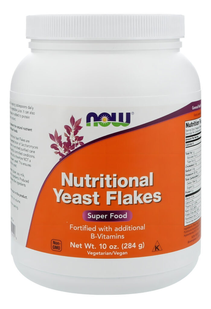 Nutricional Yeast Flake Flocos Levedura Nutricional 284g Now Sabor Sem Sabor