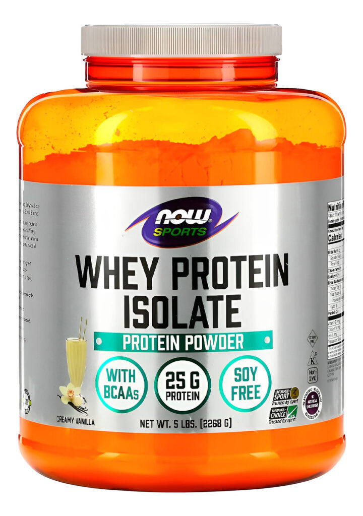 Whey Protein Isolado Now Foods 2268g Pó Sabor Baunilha