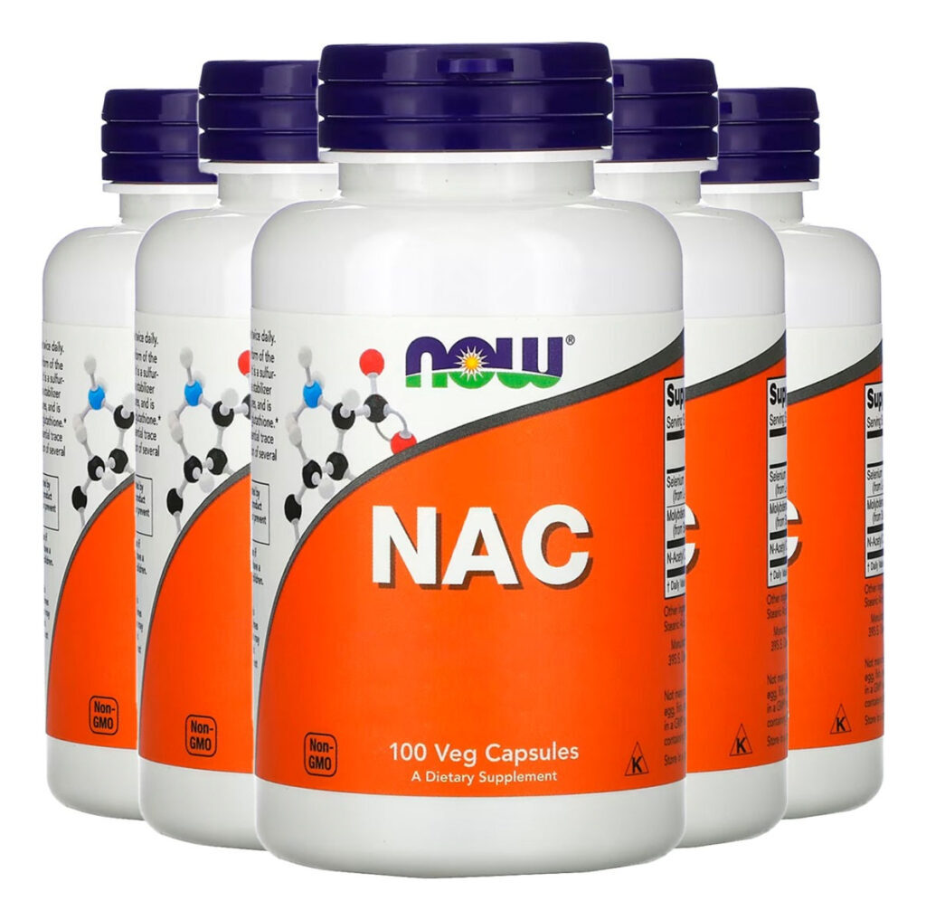 Nac N-acetilcisteína 600mg 100 Cáps Importado 5un Now Foods