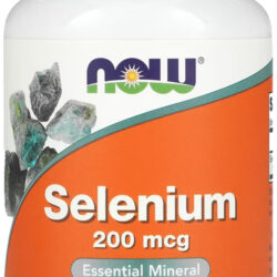 Selênio 200mcg Now Foods Sem Fermento 180 Cáps Importado