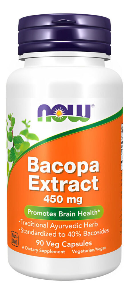 Extrato De Bacopa 450mg 90 Caps - Now Foods