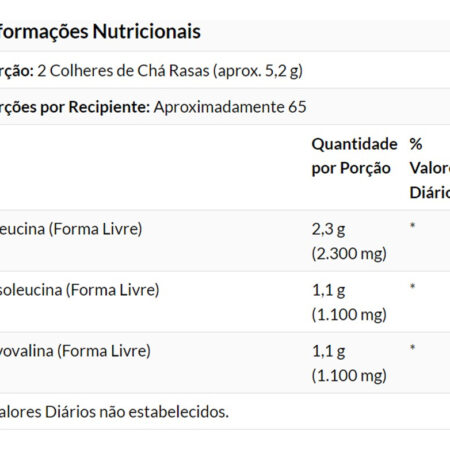 Pó Aminoácido Cadeia Ramificada 340g Importado 2un Now Foods - Imagem 5