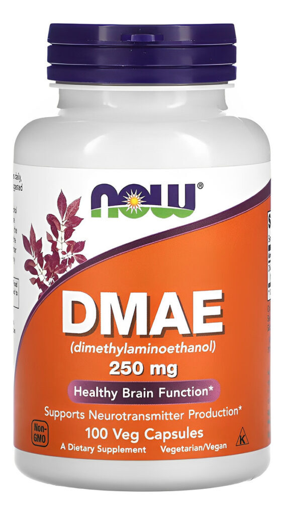 Dmae 250mg Now Foods Dimetilaminoetanol 100 Veg Caps Sabor N/a