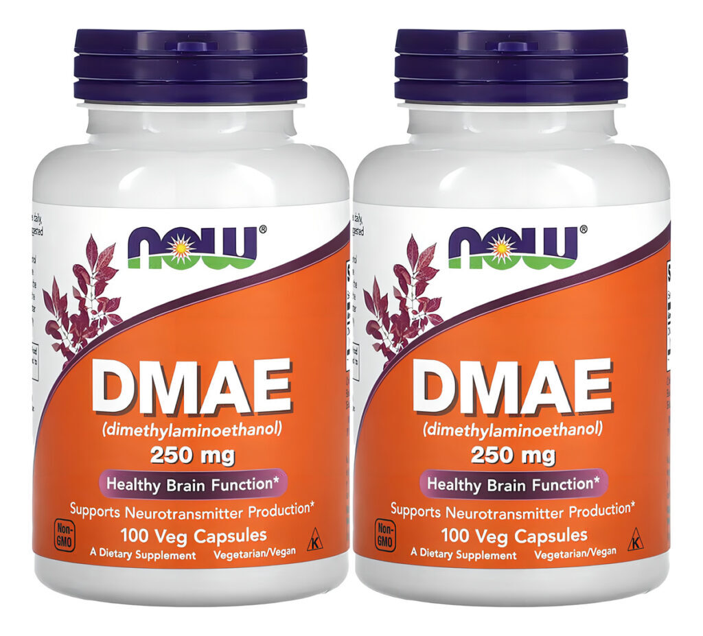 Dmae 250mg Now Foods Dimetilaminoetanol 100 Veg Caps 2un Sabor Sem Sabor