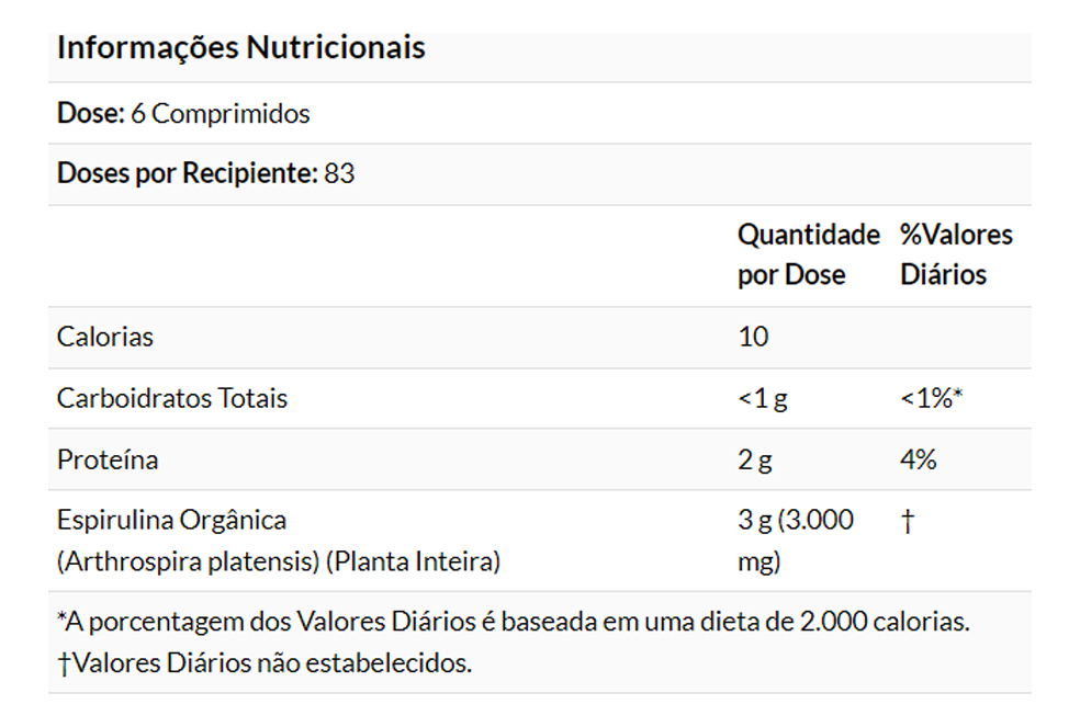 Spirulina Orgânica 500mg Now Foods 500 Tab + Porta Cápsulas - Imagem 4